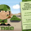 invitation anniversaire soldat militaire
