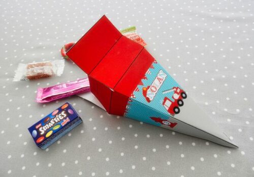 Boîte invités personnalisable pompier