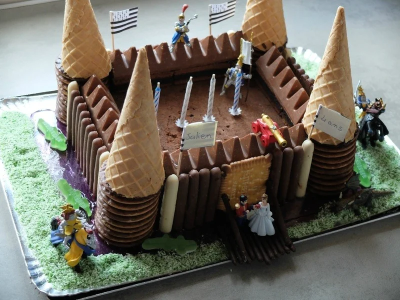 gâteau chteau fort facile