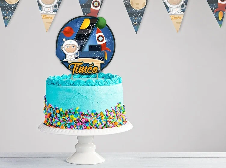 décoration gâteau anniversaire