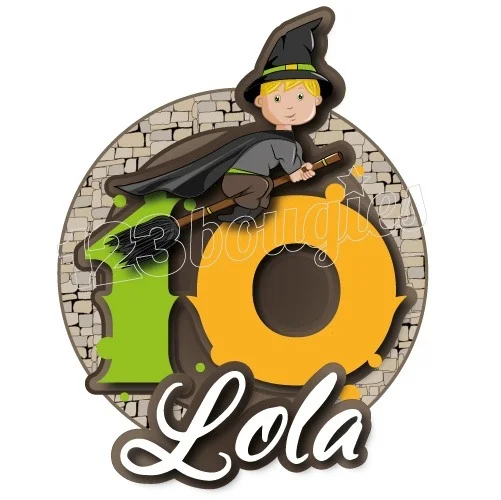 cake topper sorcier