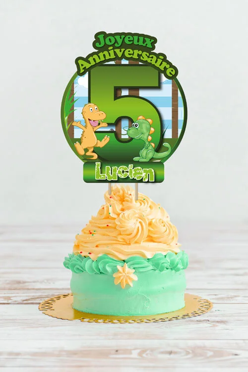 PACK BONBONS - anniversaire thème Dinosaure personnalisé à imprimer –  Tête de Coucou